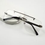 Transition Black – Rimless Sunglasses – S-1138
