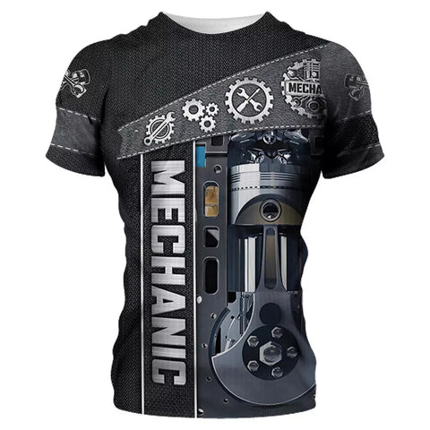 Men's T-shirt Mechanical Tools Print