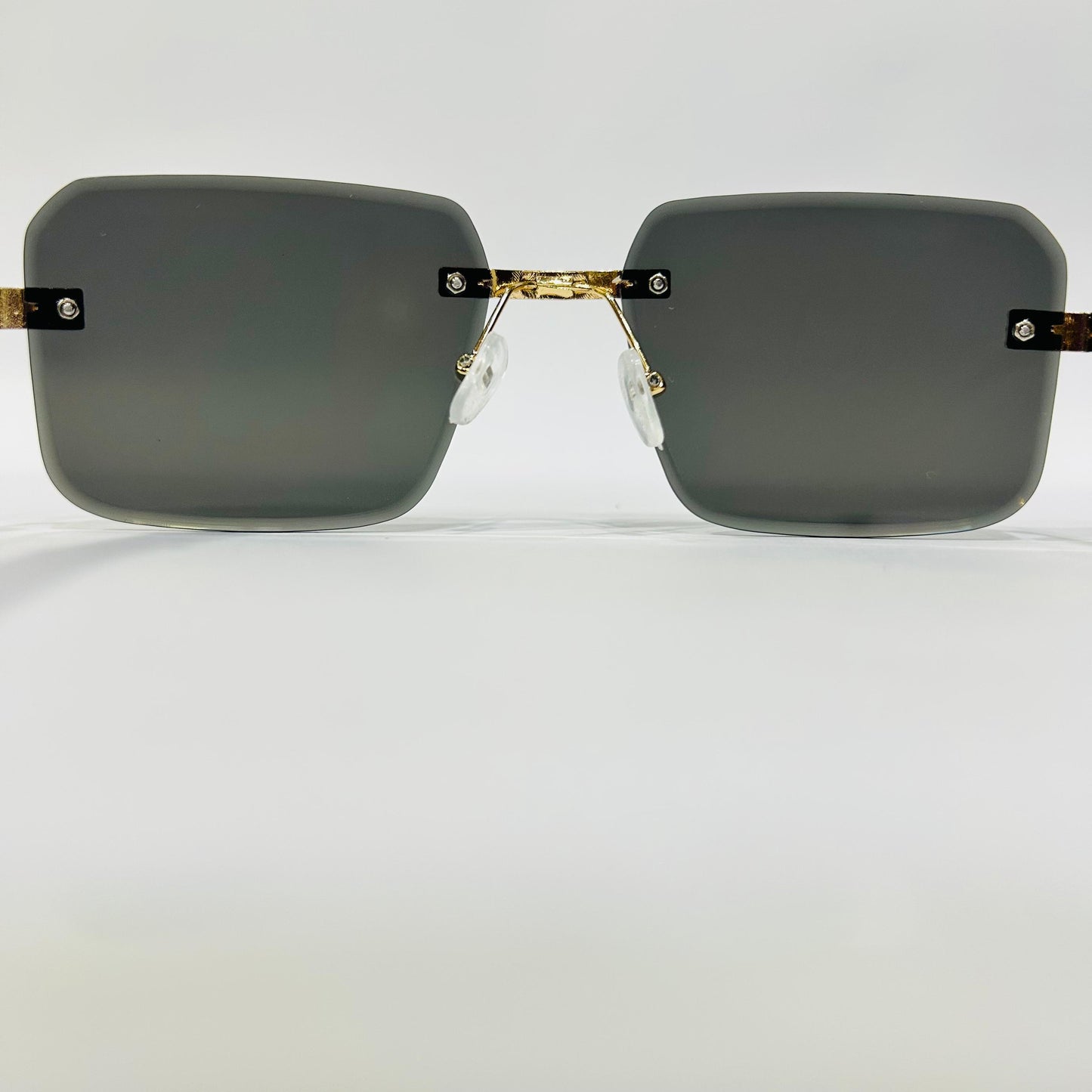 Cartier-Inspired Luxury Rimless Sunglasses