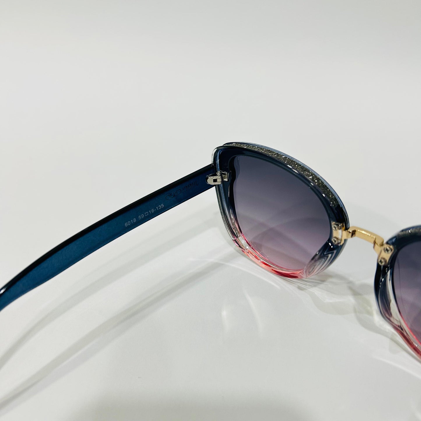 Elegant Black & Grey Diamond-Studded Eyewear-Trendy Glasses For Girls