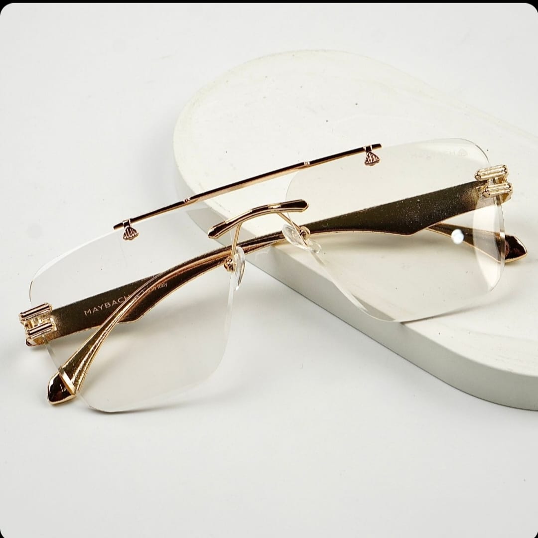 Transition Brown – Rimless Sunglasses – S-1143