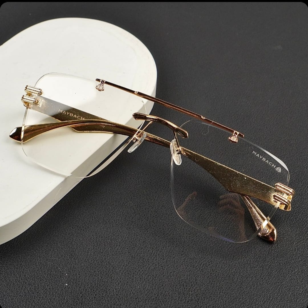 Transition Brown – Rimless Sunglasses – S-1143