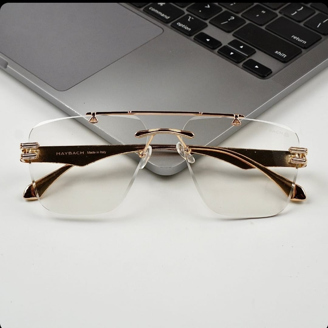 Transition Brown – Rimless Sunglasses – S-1143