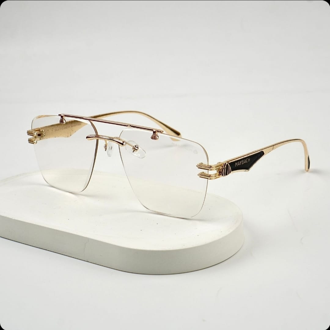 Transition Brown – Rimless Sunglasses – S-1143